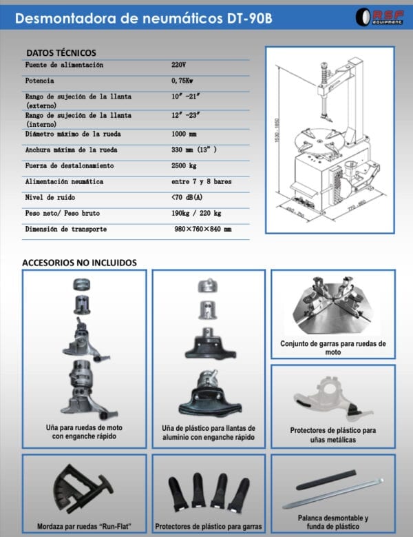 Desmontadora de neumáticos RSF - Imagen 5