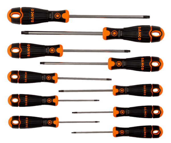 Juego de destornilladores BahcoFit Torx® con mango de goma - 10 piezas - Imagen 2