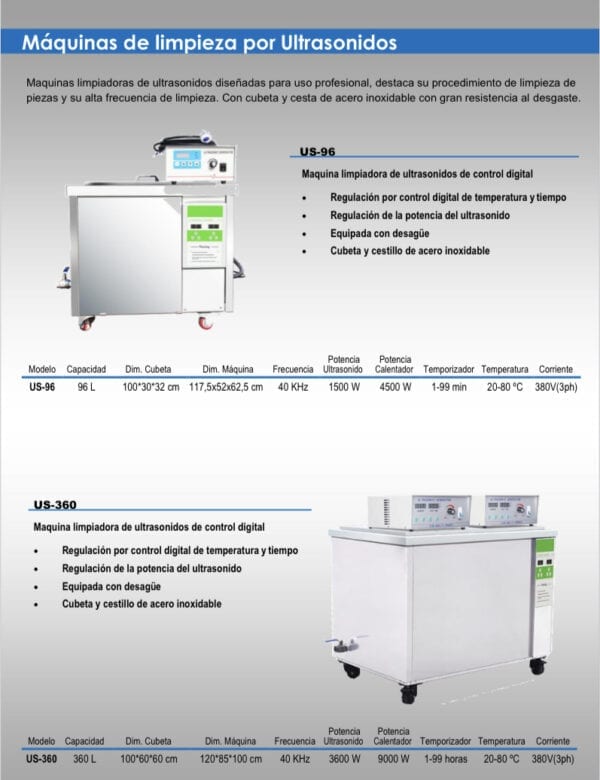 Máquina de limpieza por ultrasonido RSF - Imagen 2