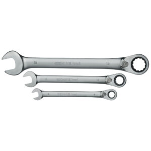 Juego de llaves combinadas de carraca Gedore, 5 piezas