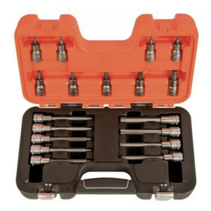 Juego de vasos Bahco de 1/2" con puntas TORX® -18 piezas