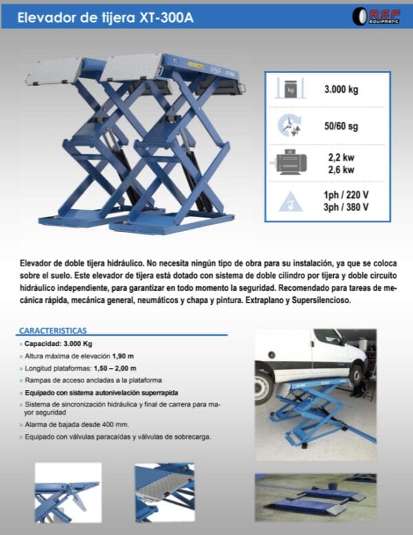 Elevador de Tijera Hidráulico RSF - Imagen 5
