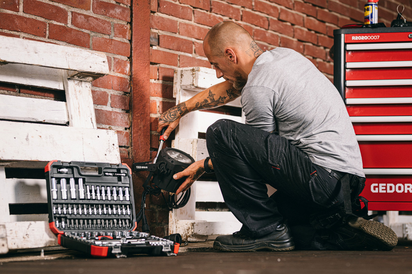 Juego de vasos Gedore 1/4"+ 1/2" 94 piezas - Imagen 4