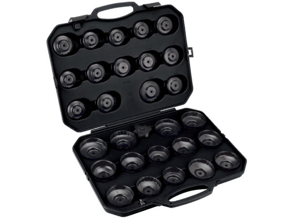 Juego de 28 llaves de filtro de cazoleta Bahco