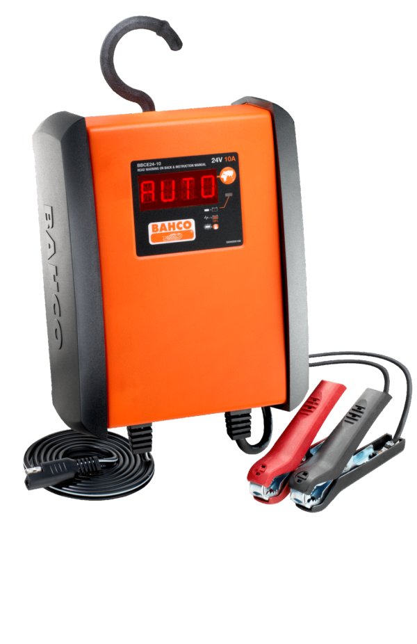 Cargador / Mantenedor electrónico de 10A para baterías de 24 V Bahco