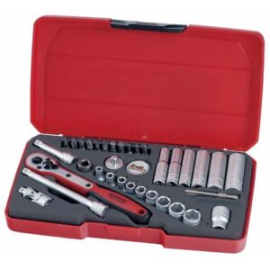 Juego de llaves de vaso de 1/4" Tengtools