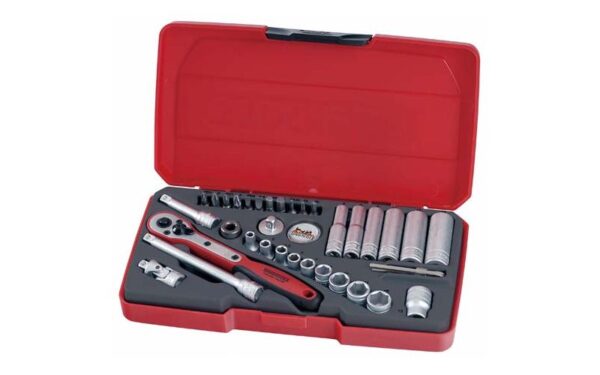 Juego de llaves de vaso de 1/4" Tengtools