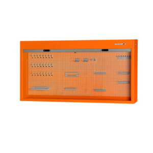 Armario con panel de herramientas Bahco 1,8m. Naranja/azul
